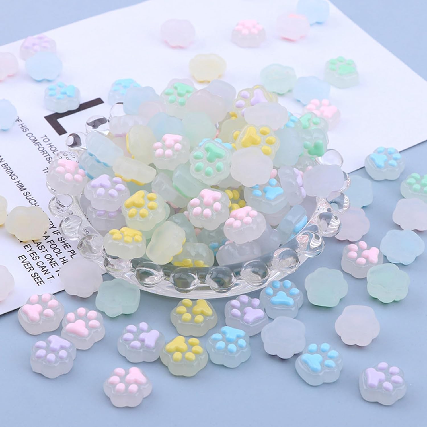 100 Cavity Mini Cat Paw Molds  - Cat Claw Bark recension och pris