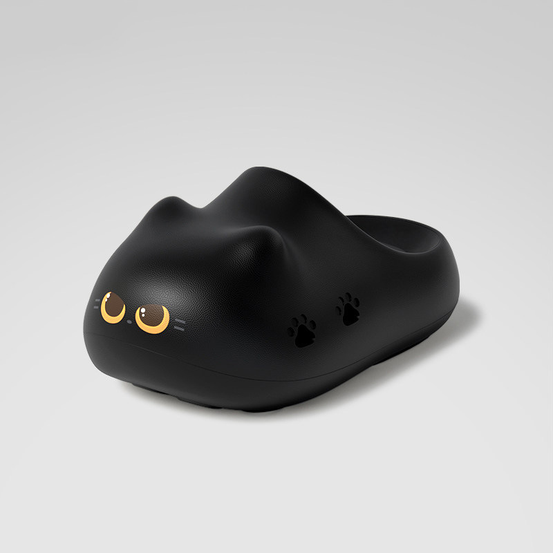 2026 New Black Cat Slippers Wi - Cat Claw Bark recension och pris
