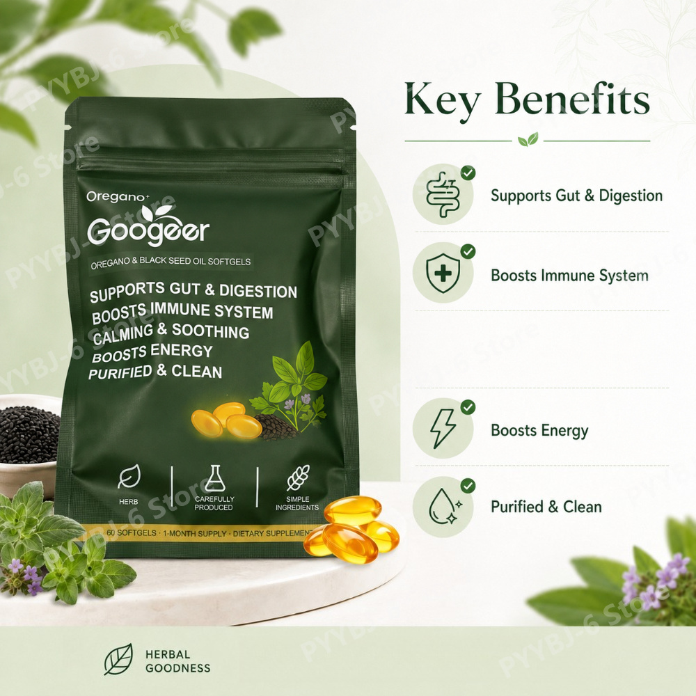 Oregano Black Seed Oil Softgel - Herbal Wellness Formula recension och pris