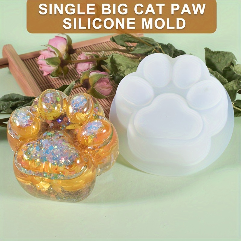 1 Large Cat Paw Silicone Mold， - Cat Claw Bark recension och pris
