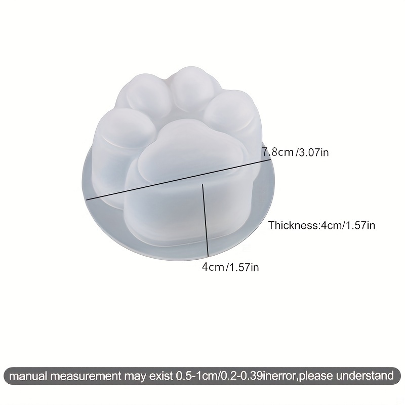 1 Large Cat Paw Silicone Mold， - Cat Claw Bark recension och pris