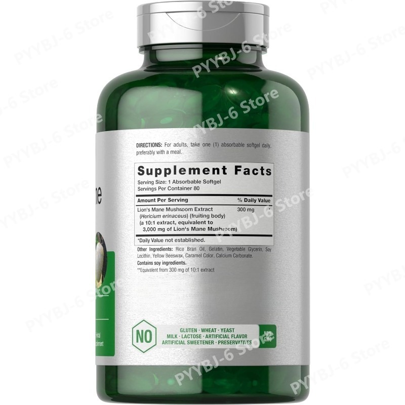 Lion's Mane Mushroom Extract N - Herbal Wellness Formula recension och pris